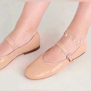 🤎🔹️Dolce Vita 🔹️Roslyn Ballet Flats Light Tan Leather